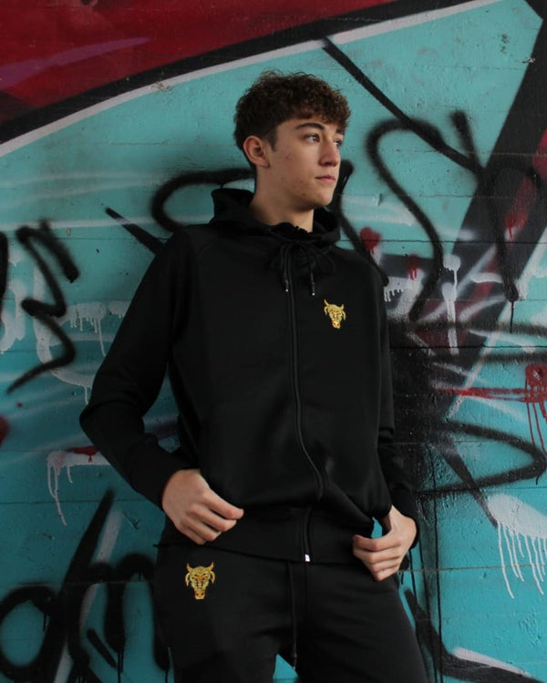 Tracksuit Detailed Bage Zwart - Bulllrich