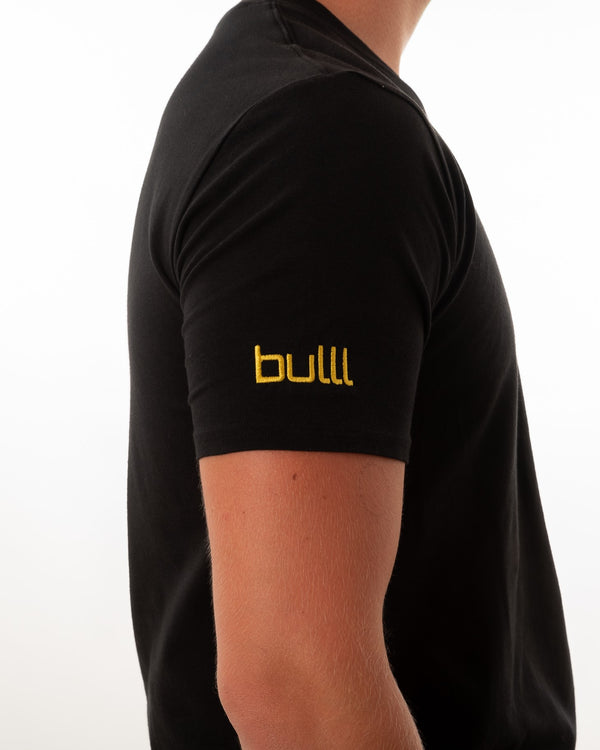T-Shirt "The Bulll up front" Zwart - Bulllrich