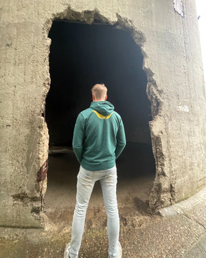 Bulllrich Hoodie "Piece Of A Bulll" Donker Groen - Bulllrich