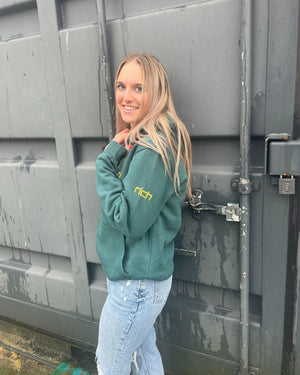Bulllrich Hoodie "Piece Of A Bulll" Donker Groen - Bulllrich