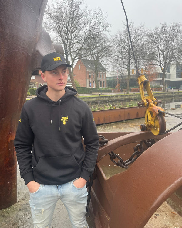 Cap BR Borduring 'Zwart' - Bulllrich