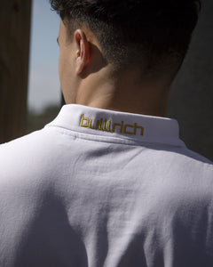Polo 'Detailed Bulll' Wit - Bulllrich