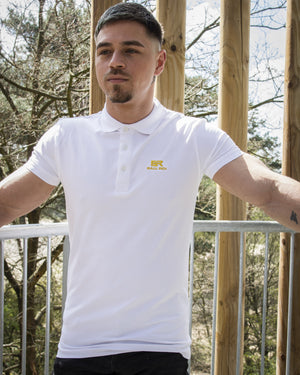 Polo 'Speciaal BR' Wit - Bulllrich