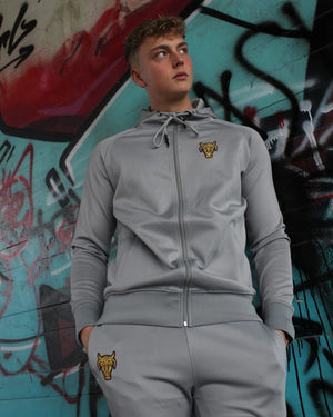 Tracksuit Detailed Bage Grijs - Bulllrich